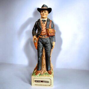 Vintage Jesse James Whiskey Decanter McCormick Distillery Gunfighter Series